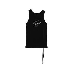 Ann Demeulemeester Black T-Shirts & Vests - Vests & Tanks Men